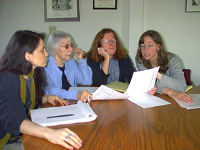 Pictured are Lisa Gonzales, Joan Acker, Sandra Morgen & Jill Weigt.