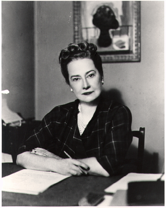Pictured is a historic photo of Jane Grant, circa 1950s.