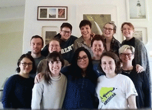 Feminist Philosophy RIG members at retreat, January 2016.