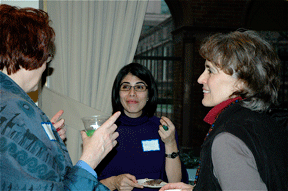 Pictured are participants in a CSWS Women's faculty gathering in 2009.